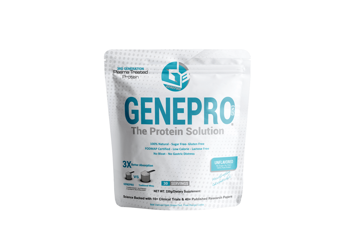 GENEPRO G3 100% PROTÉINE SANS SAVEUR (l'original mais meilleur)