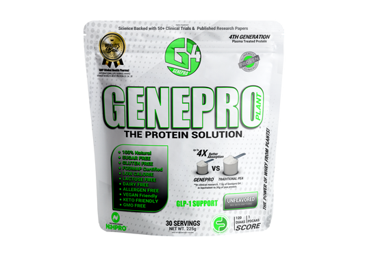 GENEPRO GENERATION 4 PLANT PROTEIN - UNFLAVORED 30 Serving (PRESALE)