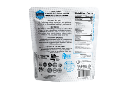 GENEPRO GENERATION 4 WHEY PROTEIN - 30 serving Unflavored