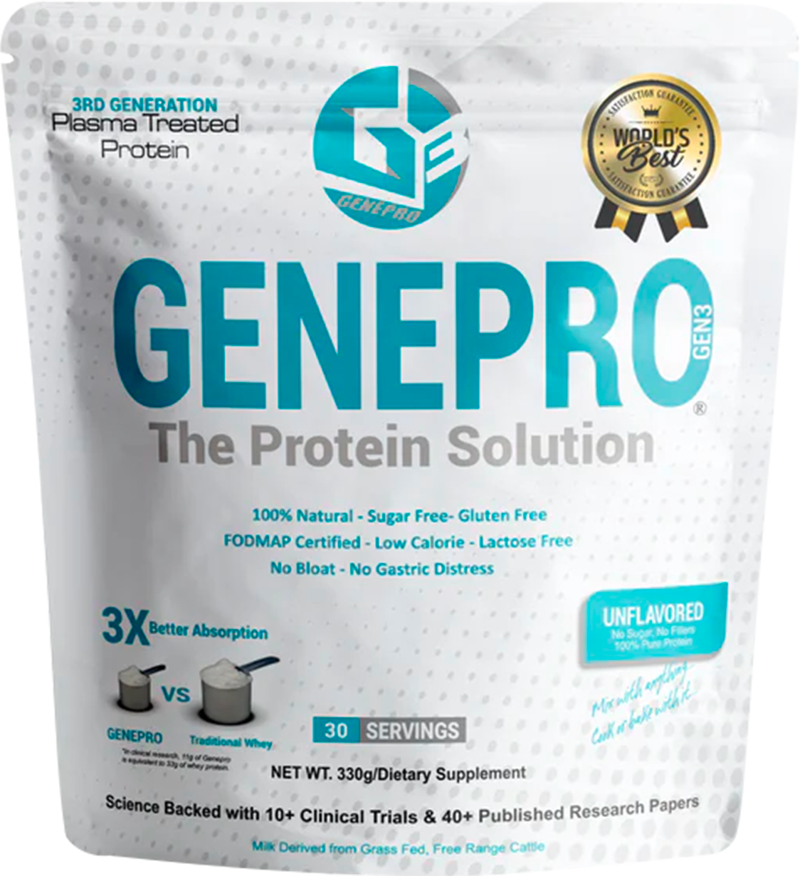 GENEPRO G3 100% FLAVORLESS PROTEIN (The Original but Better)